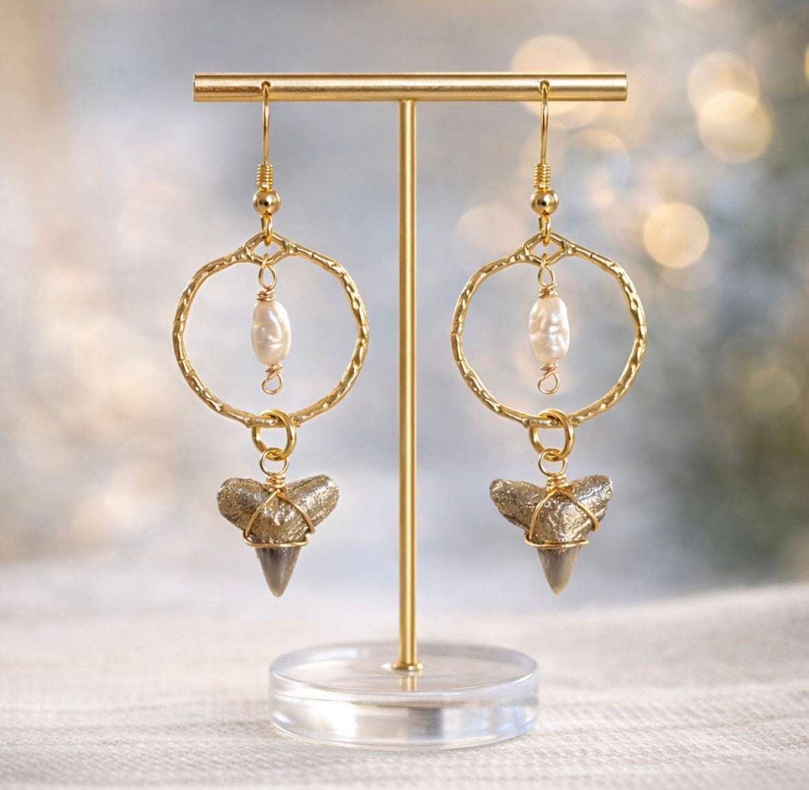 Gold on Gold Shark Hoop
